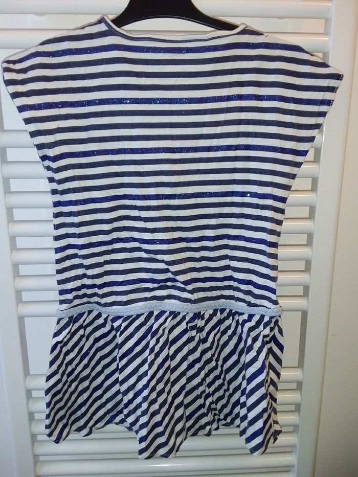 Tunique bleu pailletée - photo numéro 3