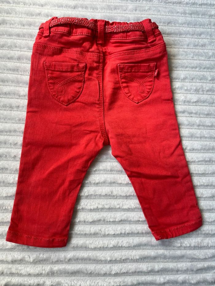 Jean rouge Obaibi 6 mois - photo numéro 4