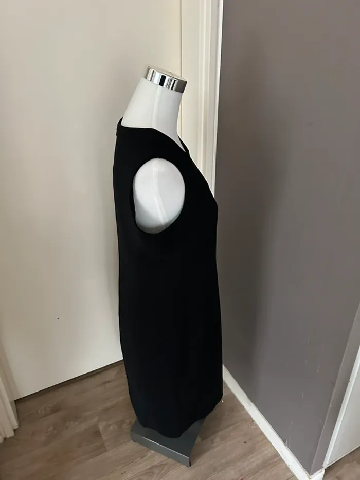 Amandine robe d’hiver noire sans manches femme, taille 40 - photo numéro 4
