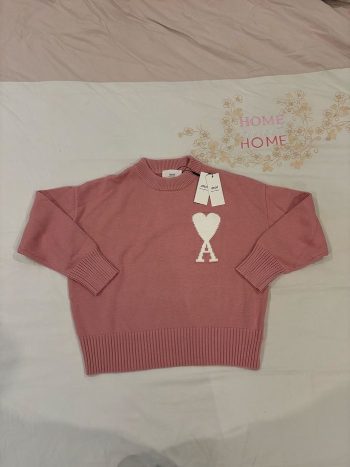 Pull AMI Paris Rose Taille M