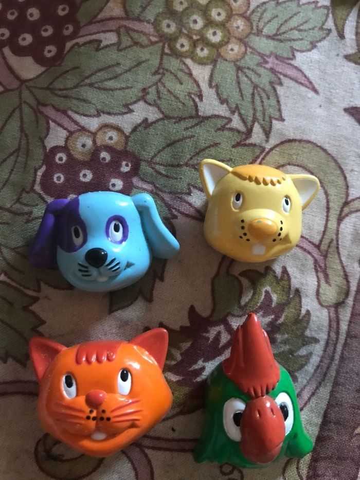 lot 4 mini jouets animaux * prix 0.50 cts * kiki60230
