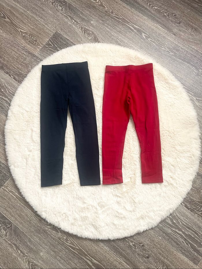 Lot de 2 leggings 5 ans (Kiabi)