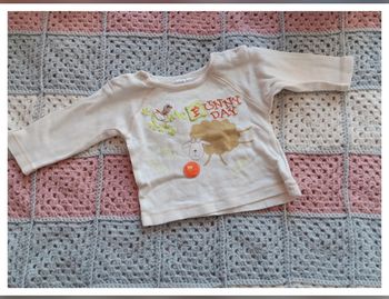 T-shirt manches longues 1 mois