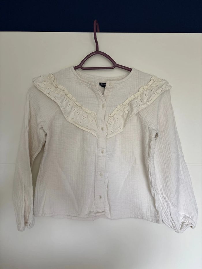 Blouse, fille, écrue Kiabi, 10 ans