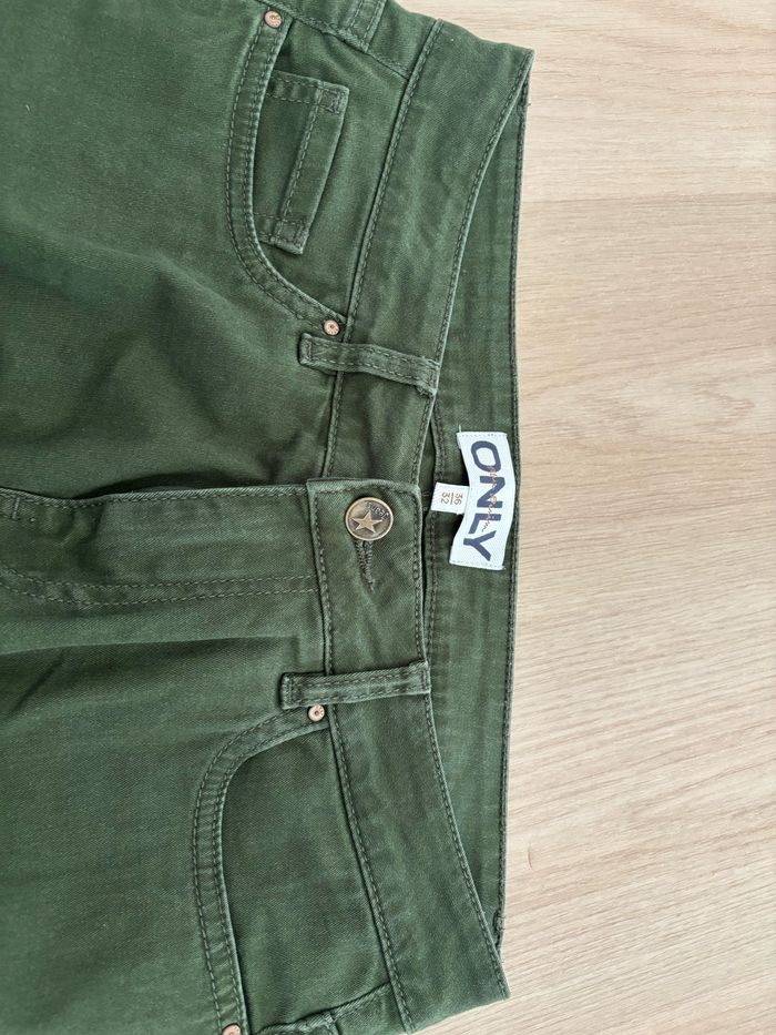 Pantalon cargot only kaki - photo numéro 4
