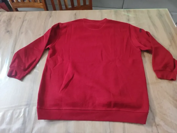 Pull Homme Col Rond Ethnic Blue Rouge - Taille XL - Coton Polyester - Très Bon État - photo numéro 2