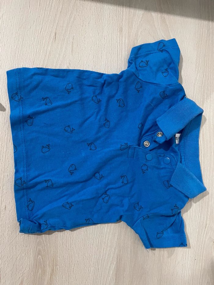Polo bleu