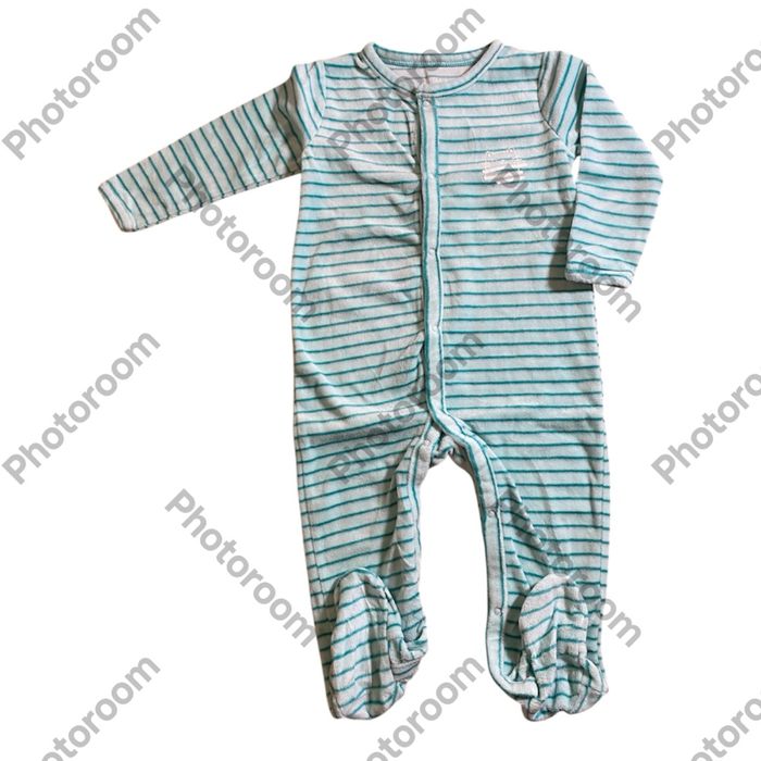 Kimadi Pyjama Grenouillère vert/turquoise Taille 18 mois