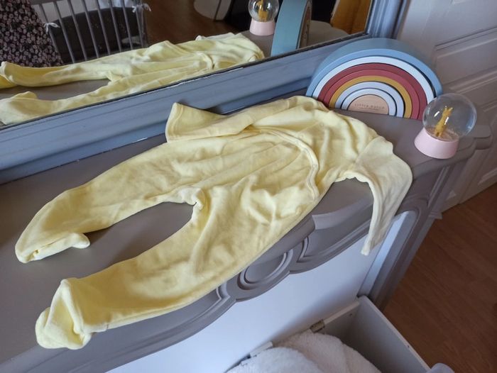 Pyjama jaune 12 mois Grain de blé - photo numéro 4