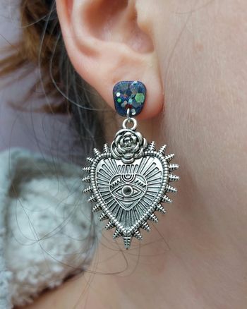 Boucles coeurs mystiques