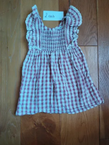 Robe vichy Kiabi