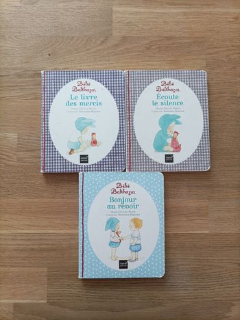 Lot de 3 livres Bébé Balthazar