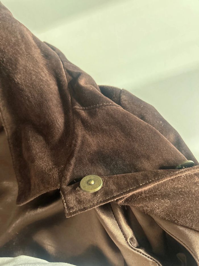 Veste en denim marron – Un Deux Trois – Taille 40 - photo numéro 7