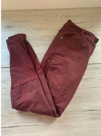 Pantalon Fouganza – Taille S – Très Bon État – Bordeaux – Grip aux Genoux
