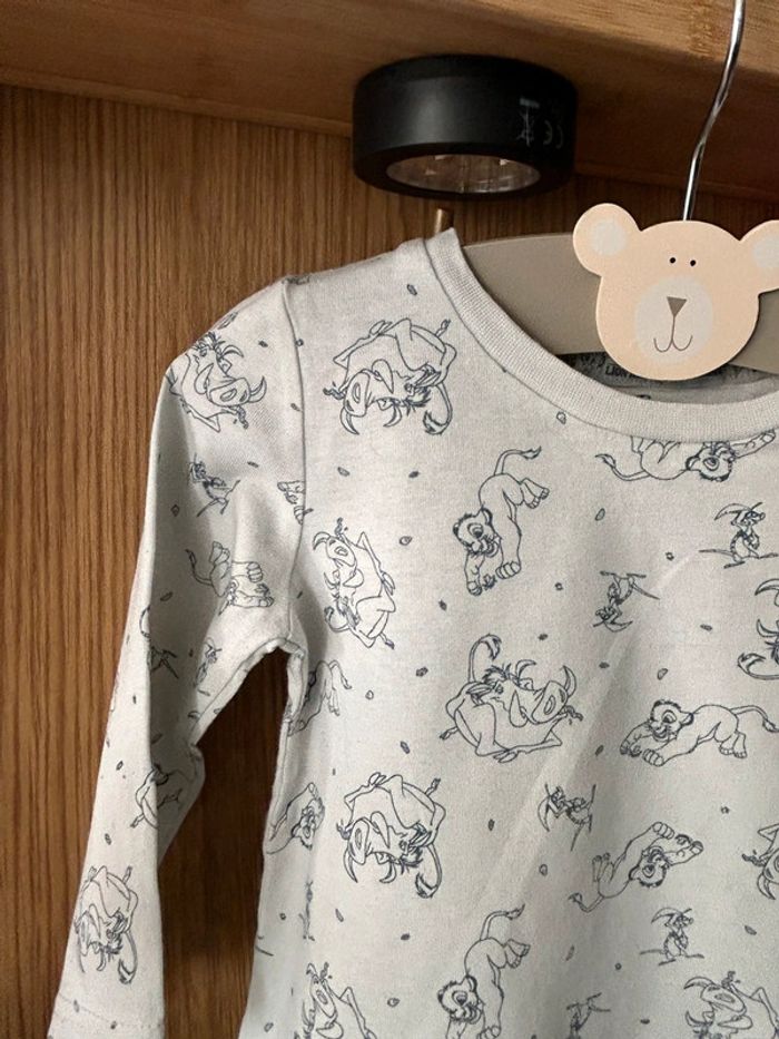 Salopette/t-shirt ML taille 80 cm - photo numéro 9