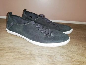 Baskets en tissu gris Pointure 40 " For your earth "