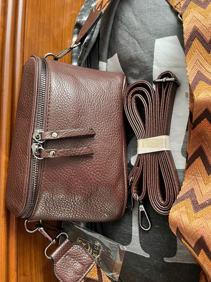 Sac a bandoulière marron - photo numéro 3