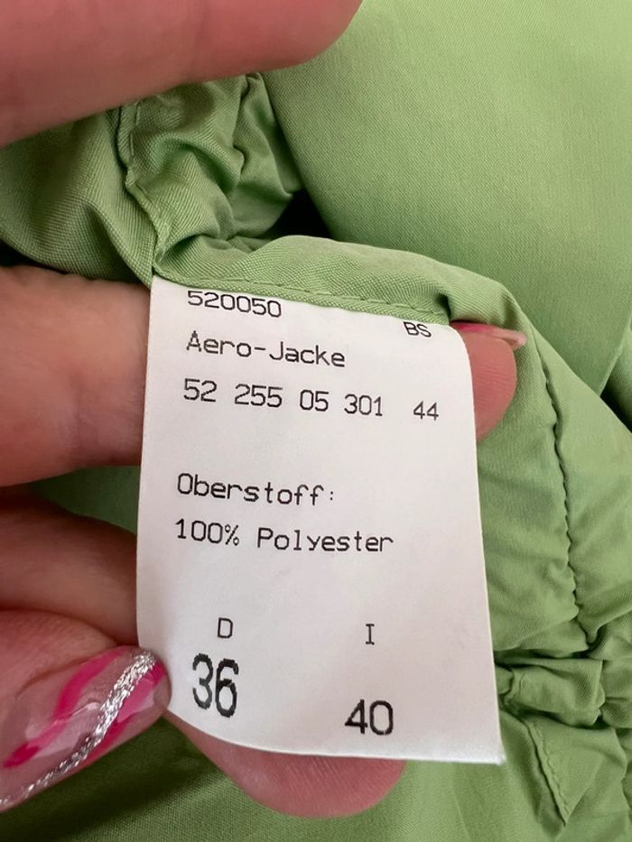 Veste femme verte T.38 - photo numéro 6