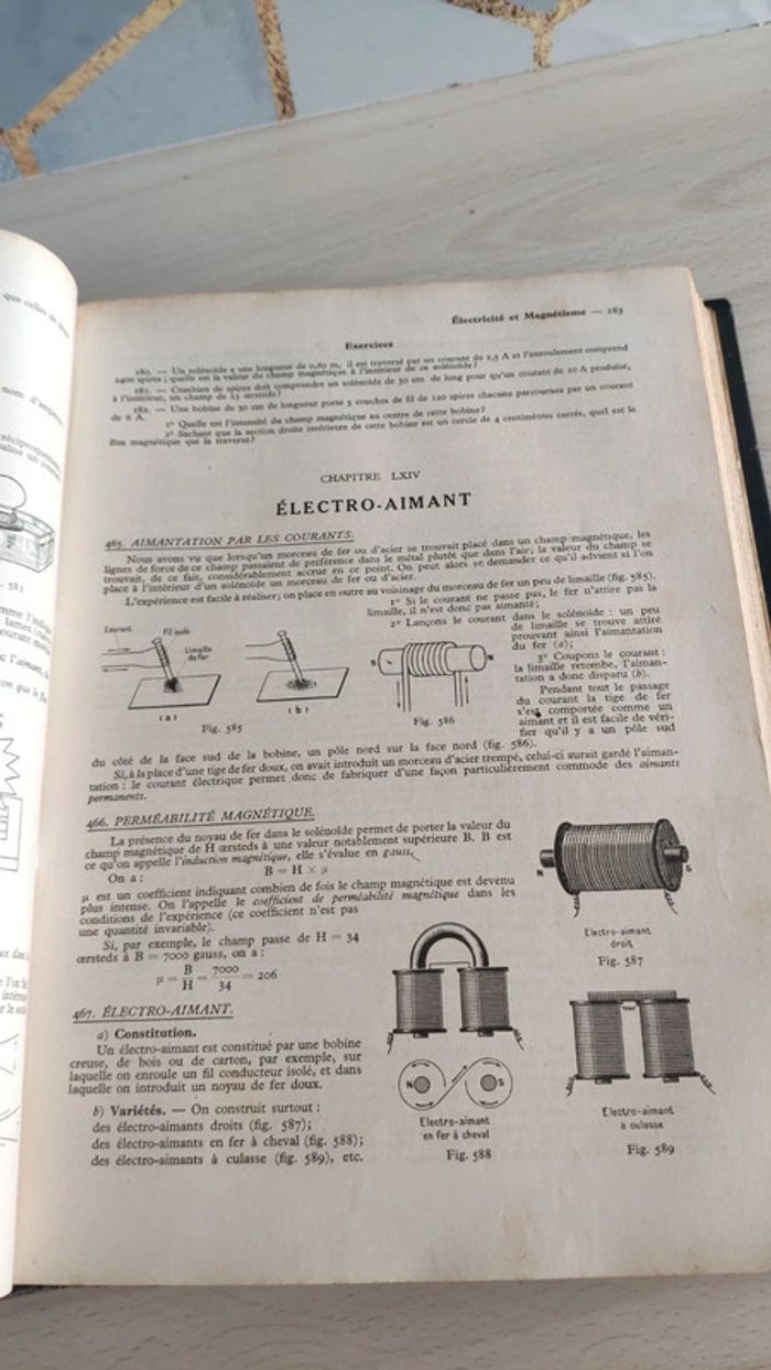 Livre nouvelle Encyclopédie autodidactique Quillet tome 2 1949 physique chimie trigonométrie - photo numéro 13
