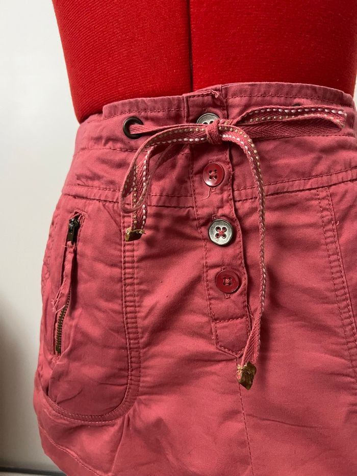 Mini jupe cargo rose Bershka - photo numéro 2
