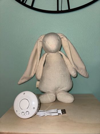 veilleuse moonie lapin crème