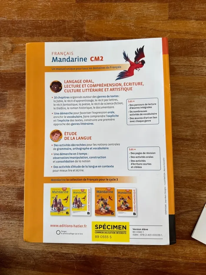 Livre français, mandarine, CM2 - photo numéro 5