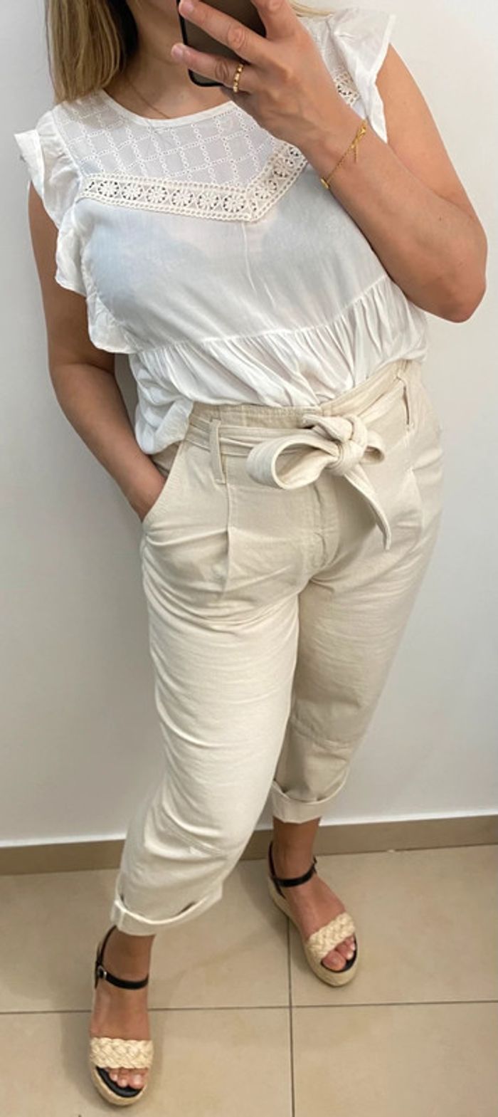 Blouse avec volant - photo numéro 7
