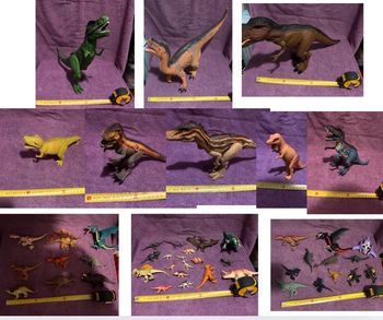 Gros lot de figurines dinosaure.