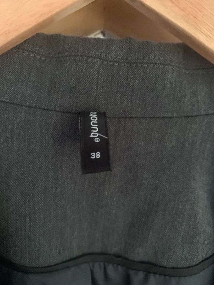 Veston beyoung gris foncé taille 38 - photo numéro 4
