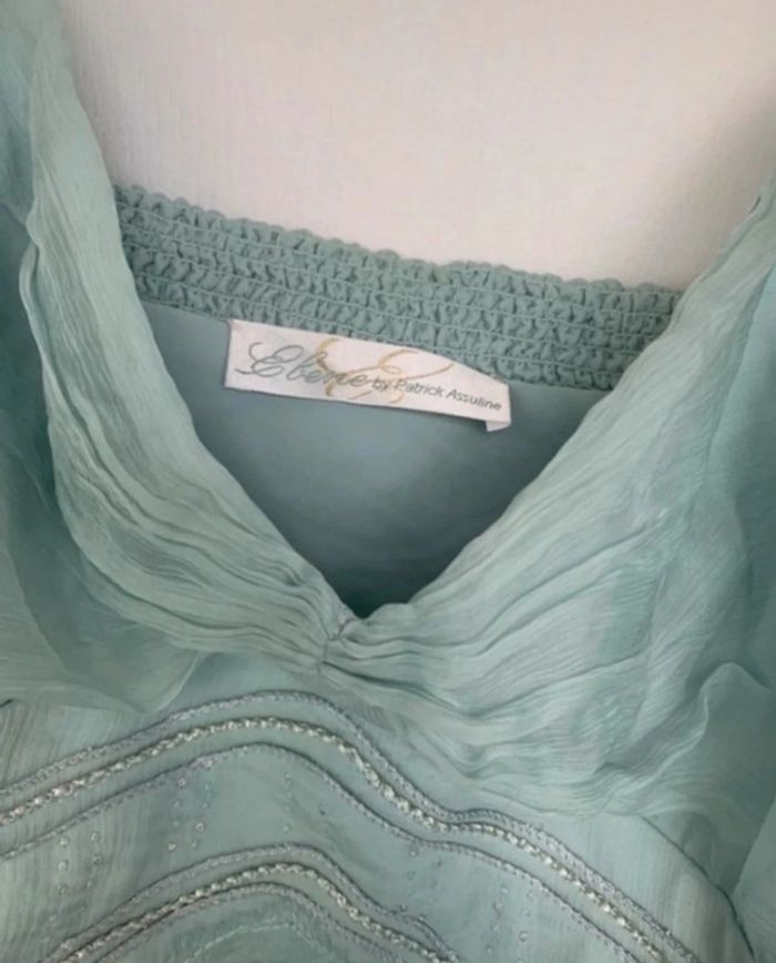 Top Ébène en soie - photo numéro 8