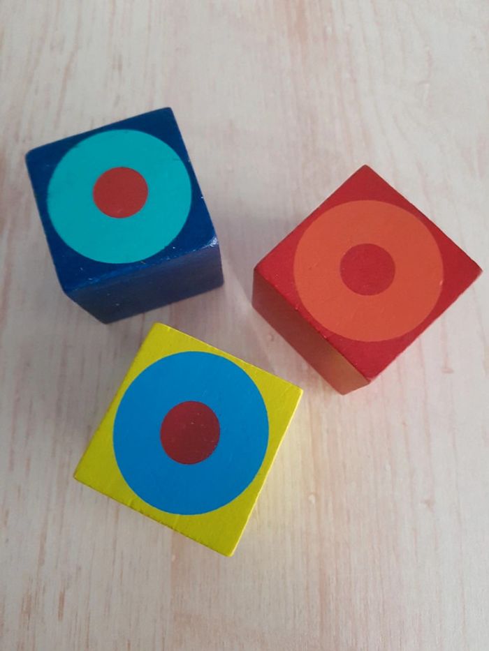 Kubix blocs de construction en bois Janod et petit train - photo numéro 13