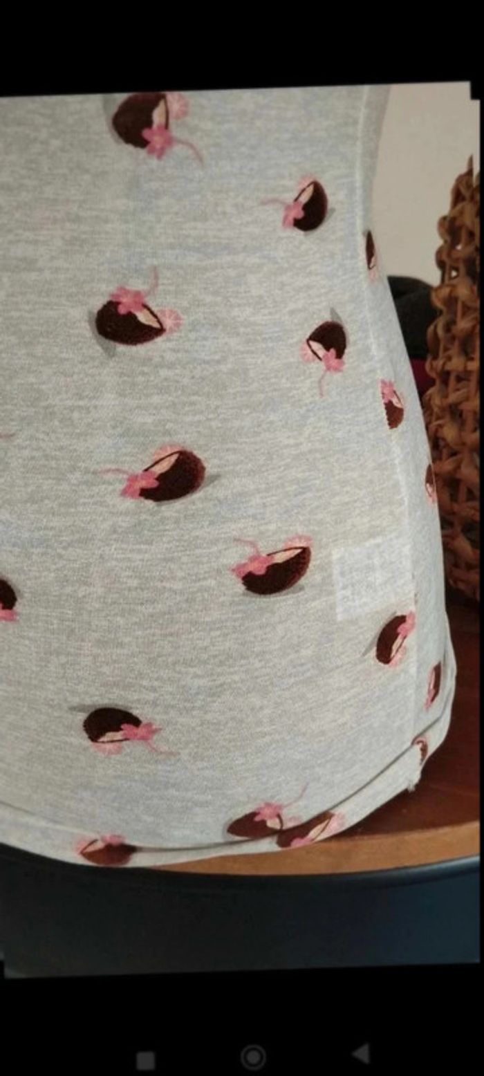 Débardeur gris  taille  XS  noix de coco - photo numéro 6