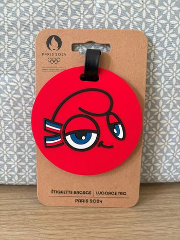 Etiquette à Bagages Ronde "La Phryge Olympique" JO Paris 2024