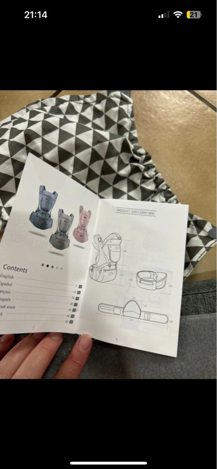 Porte bébé - photo numéro 3