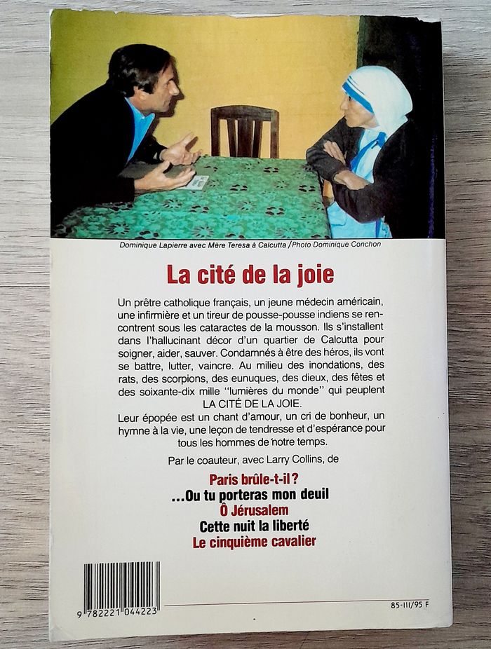 Dominique lapierre - la cité de la joie - photo numéro 3