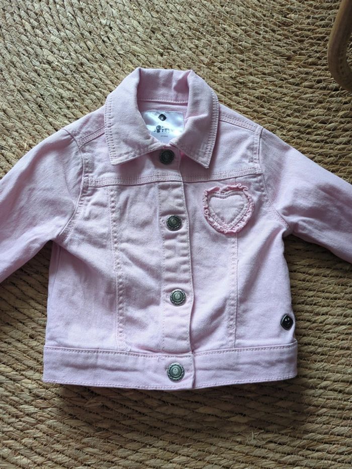 Veste en jean rose pâle - photo numéro 2