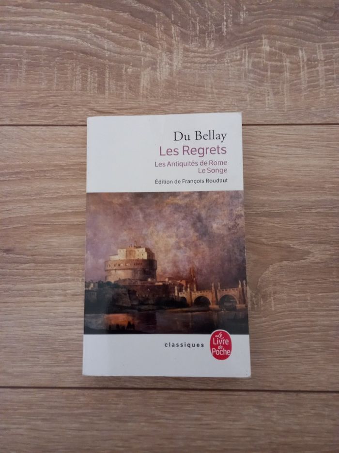 Livre "les regrets" par Du Bellay - photo numéro 1