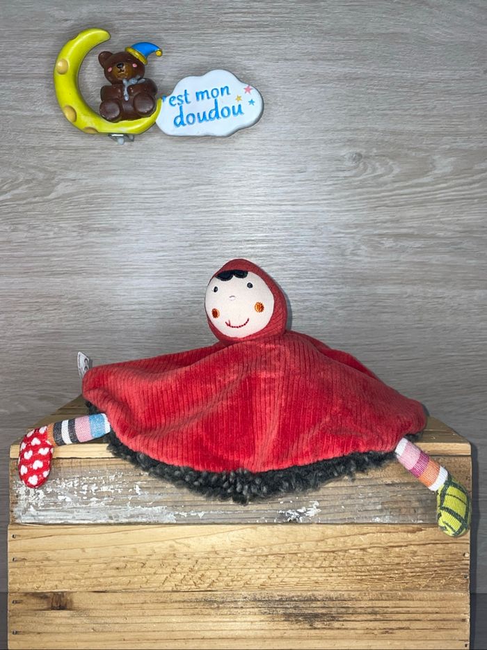 EBU06 doudou loup 🐺 chaperon rouge Ebulobo