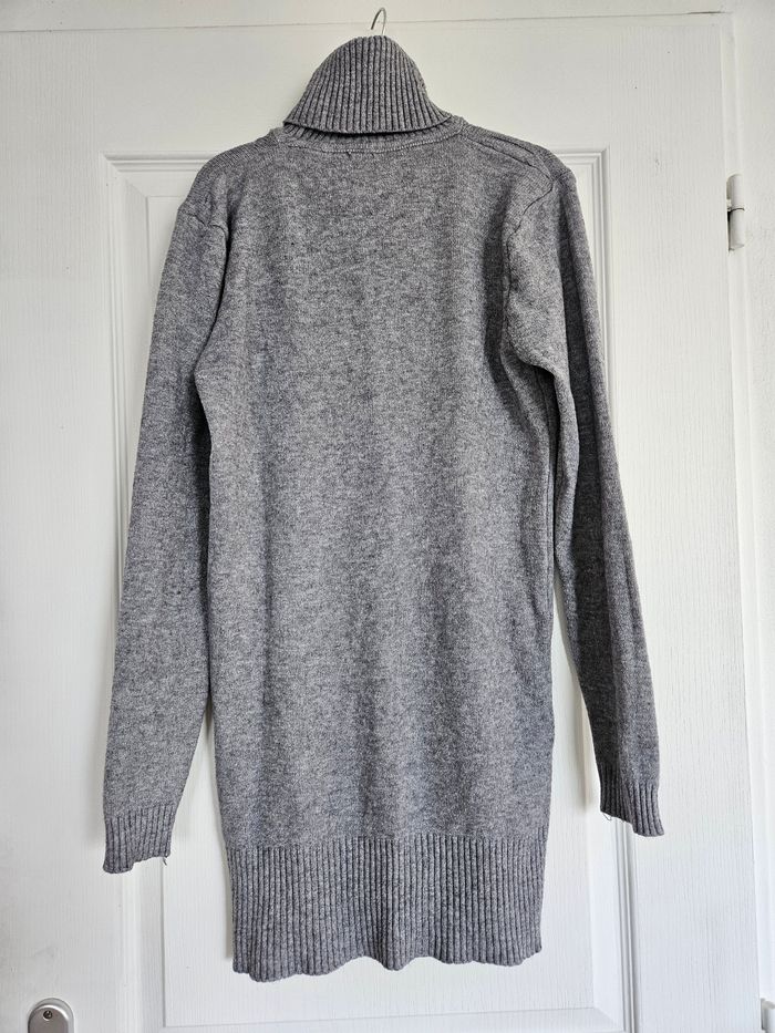 Robe pull gris chiné taille S - photo numéro 3