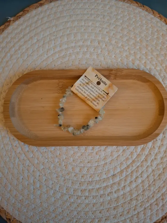 Bracelet baroque en Préhnite – Douceur & Sagesse - photo numéro 3