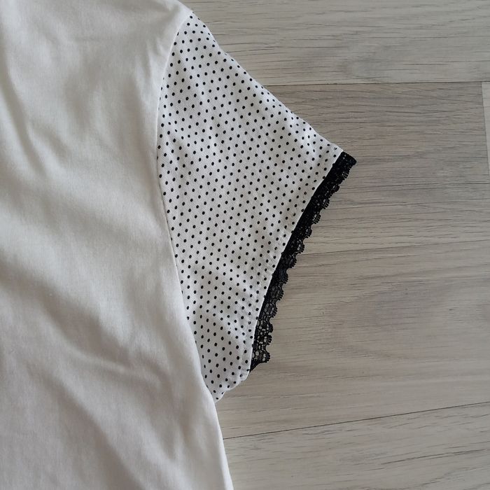 Chemise de nuit blanche imprimée Tissaia taille 38 - photo numéro 3