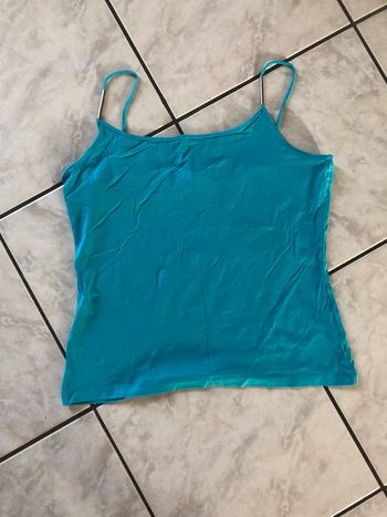 1,2,3 top turquoise taille 42/44