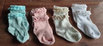 Lot de 4 paires de chaussettes fille 15 18