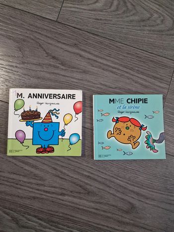 Lot de 2 livres Monsieur Madame