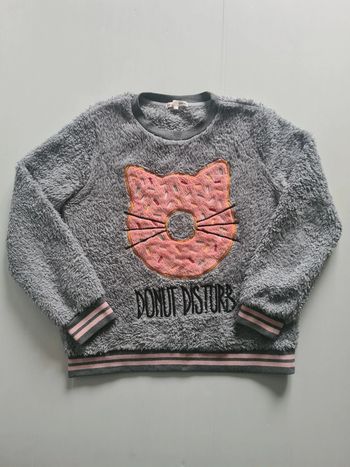 Pull de pyjama en pilou pilou tout doux noté L mais taille petit voir mesures en photos