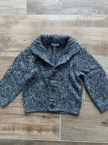 Gilet 3 pommes 18 mois etat neuf