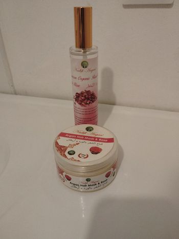 Lot Eau et masque à l'eau de rose 🌹