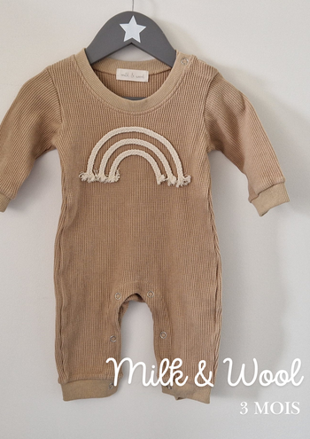 LITLO2565 - Combinaison - Milk & Wool - 3M