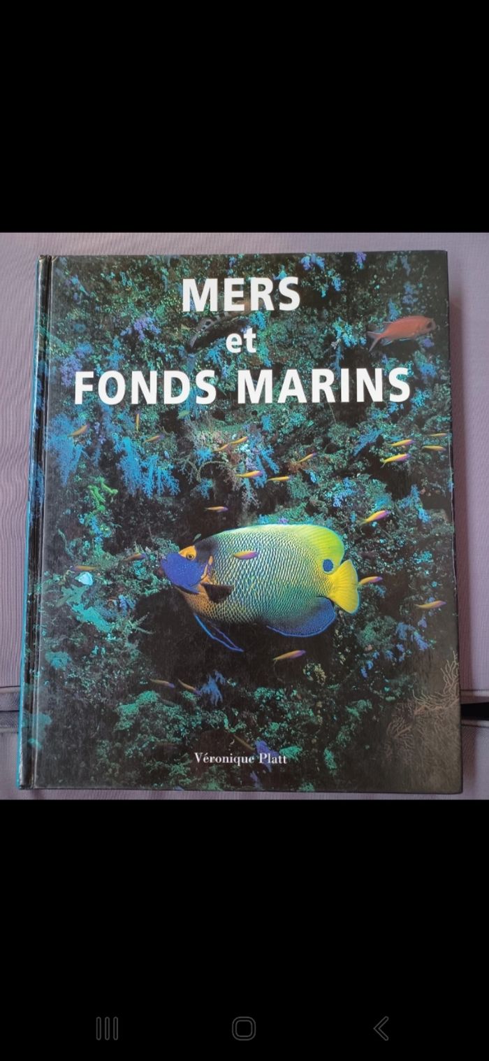 Livre encyclopédie Mers et Fonds marins