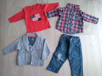 Tenue 4 pièces garçon TAO 6 mois